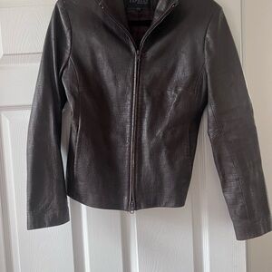 Women's Brown Leather Jacket